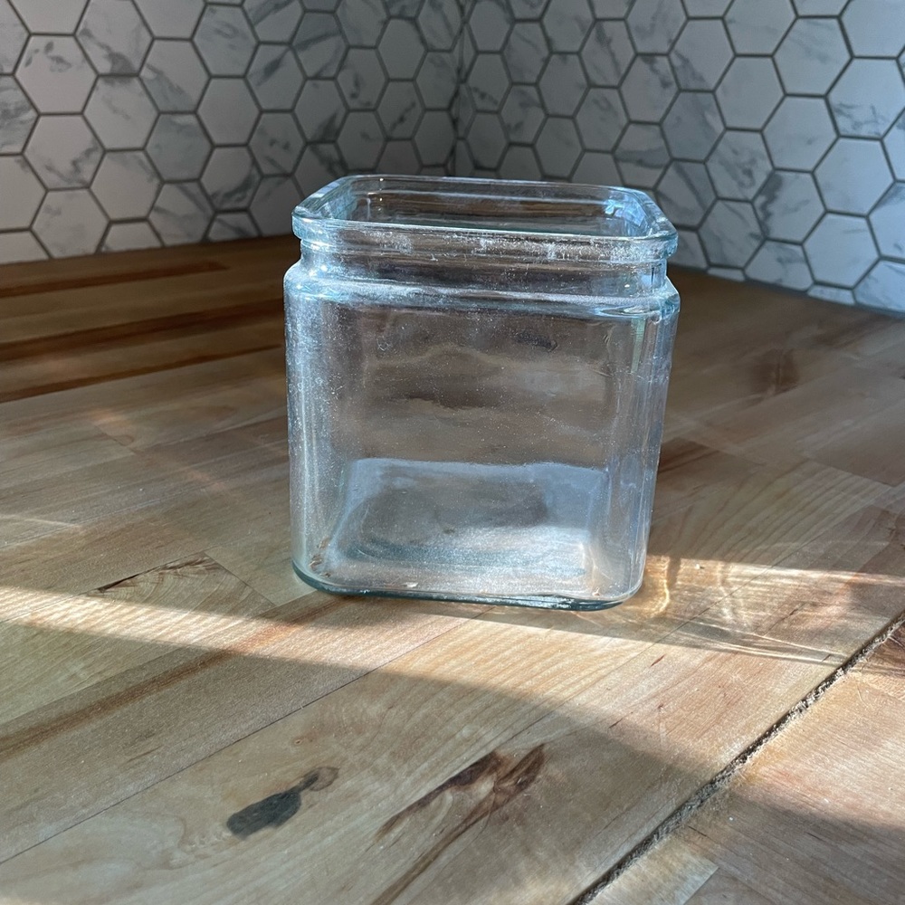 Glass Square Vase